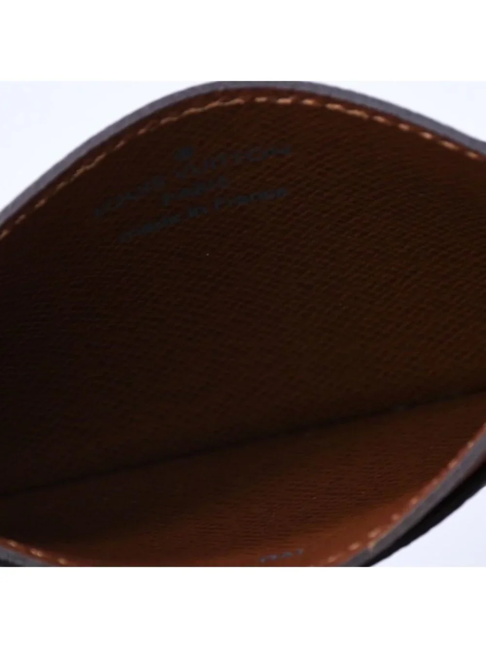 Louis Vuitton Porte Cartes Simple Card Case Monogram Canvas Brown